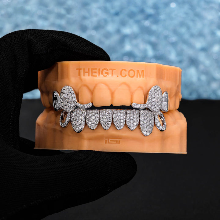 Top 6 Bottom 8 Cross Style Grillz