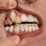 Top Open Face W Bottom Bar Grillz
