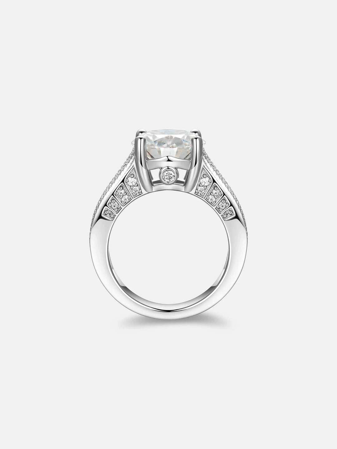 Custom 4CT Main Stone Engagement Ring