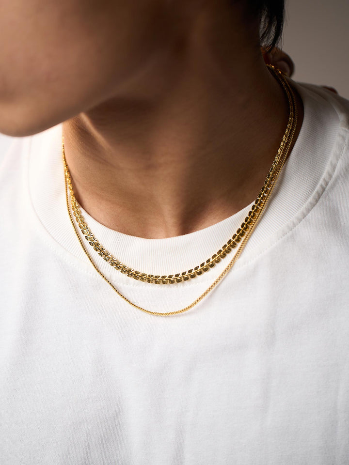 5.2mm Italian Silver Sun Discs Chain Or Bracelet