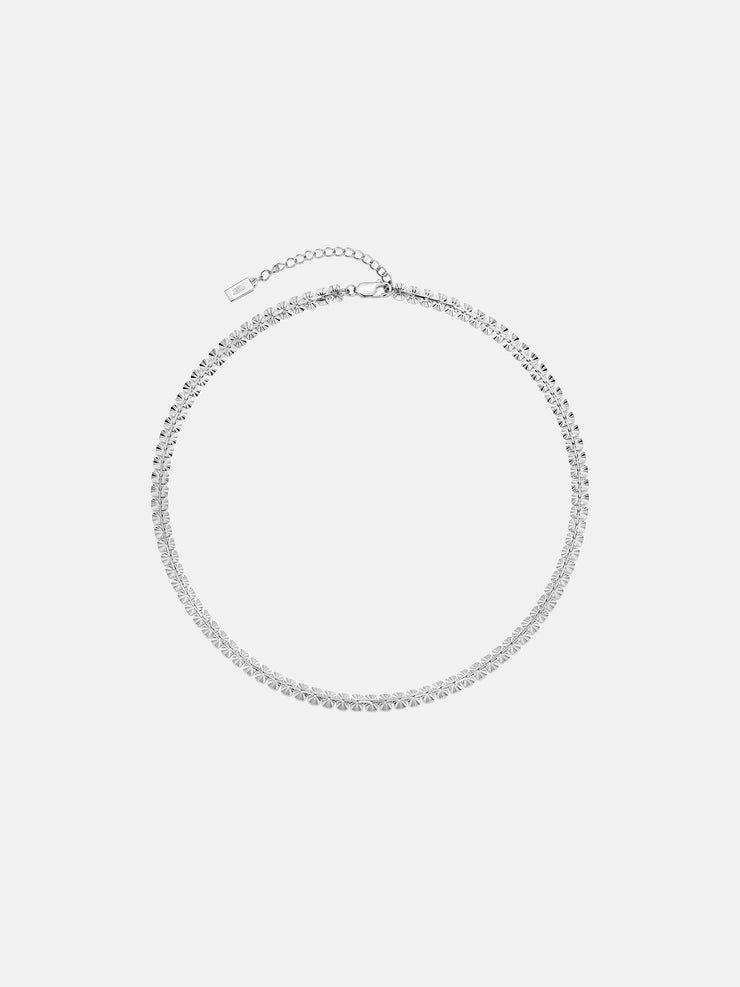 5.2mm Italian Silver Sun Discs Chain Or Bracelet