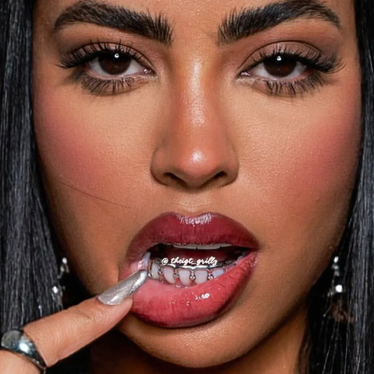 Diamond Heart & Wave Style Grillz