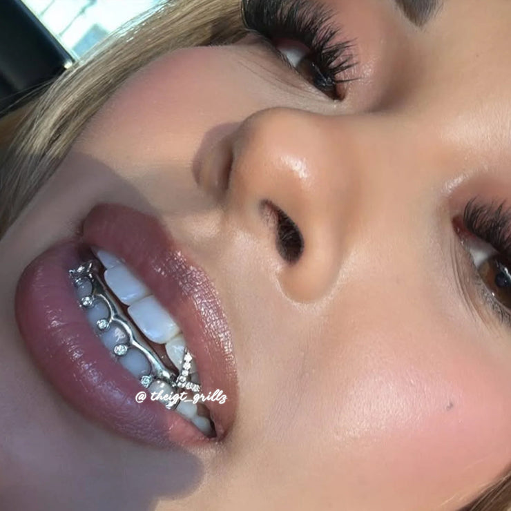 Diamond Heart & Wave Style Grillz
