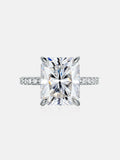 5CT Solitaire Radiant Cut Moissanite Engagement Ring