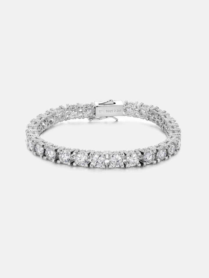 5MM Full Iced Moissanite Tennis Bracelet