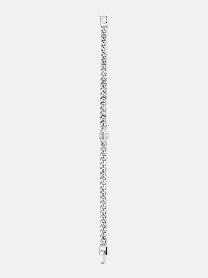 5MM Iced Football Cuban Link Bracelet