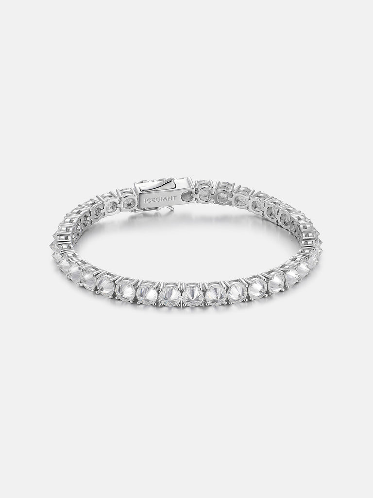 5MM Reverse Set Moissanite Tennis Bracelet