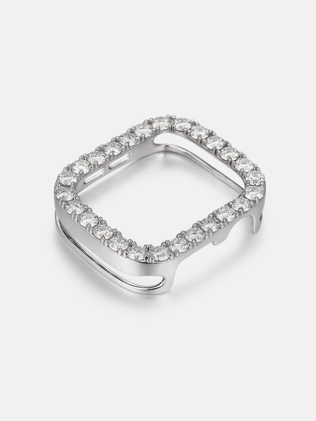 5MM Single Row Moissanite Bezel Case For 44MM Apple Watch SE