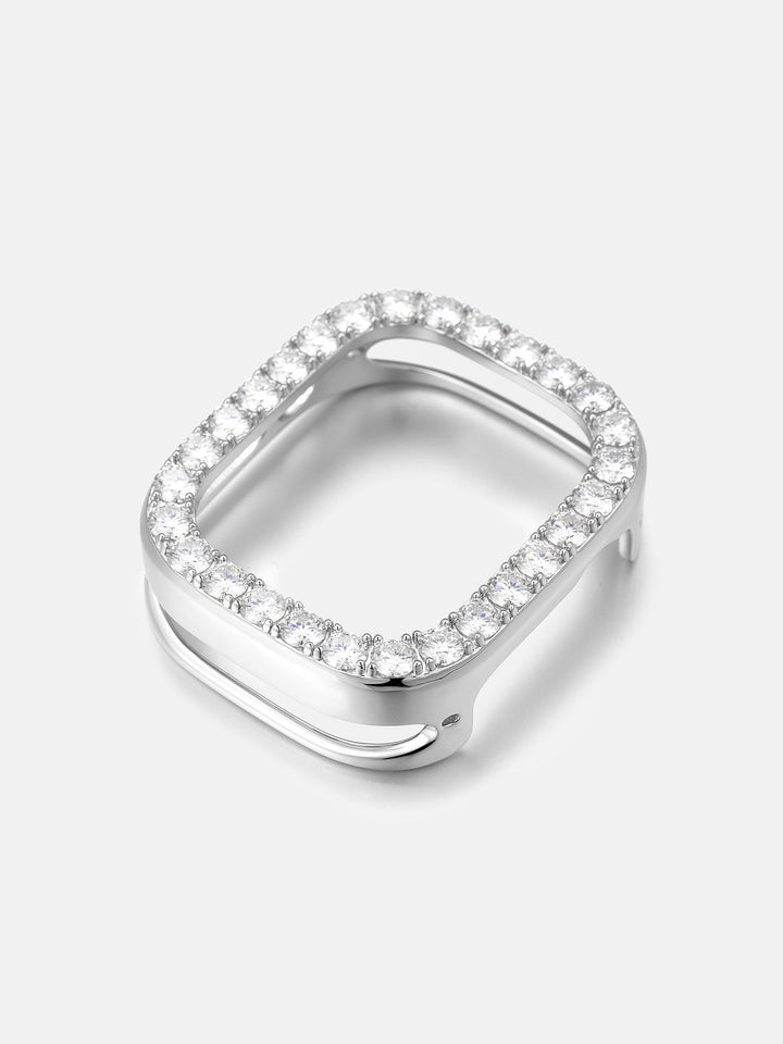 5MM Single Row Moissanite Bezel Case For 49mm Apple Watch Ultra 1/2/3