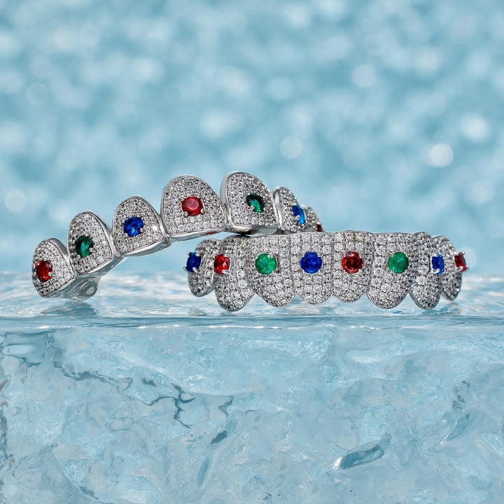 Custom Colored Gemstone Grillz