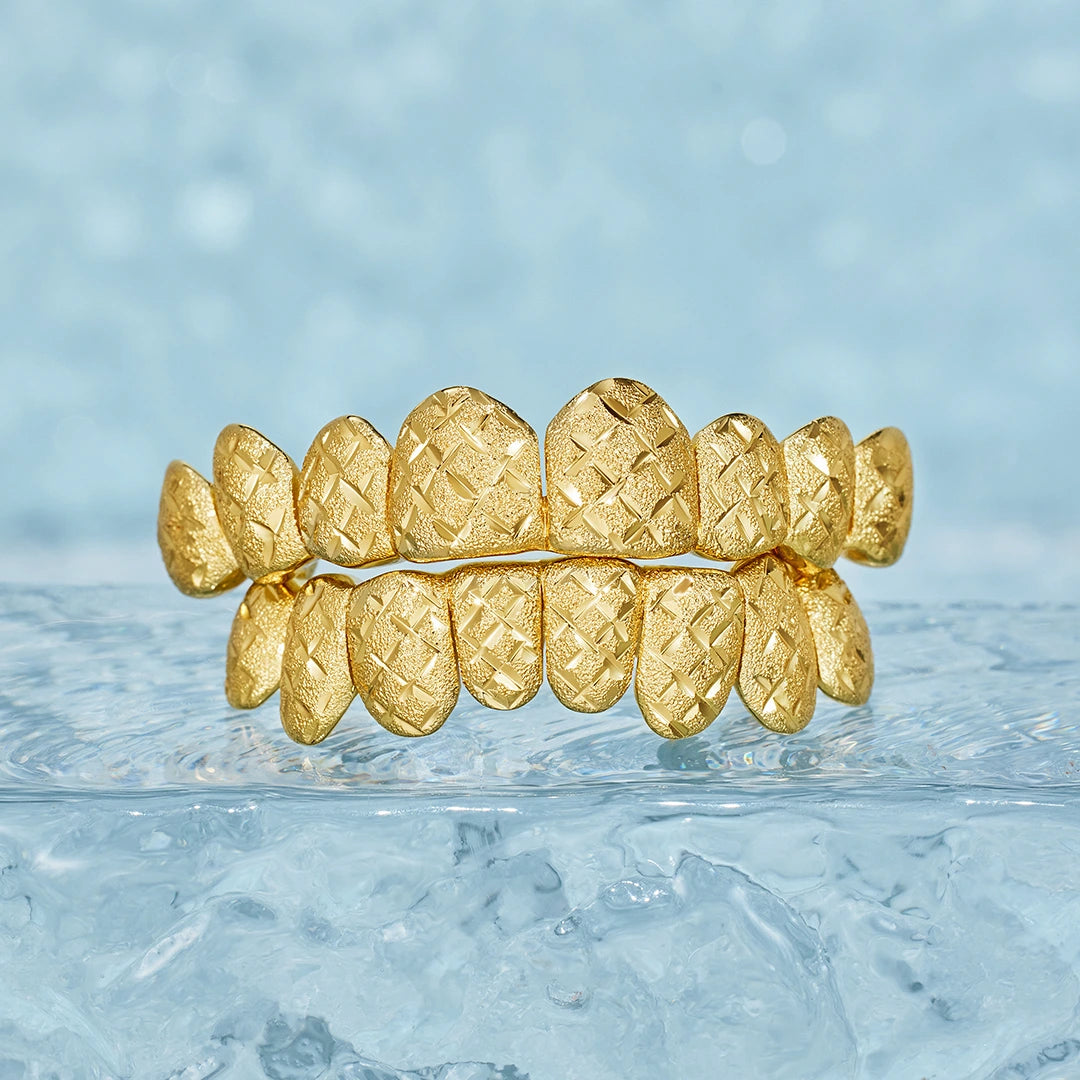 Custom Diamond Cut & Diamond Dust Grillz