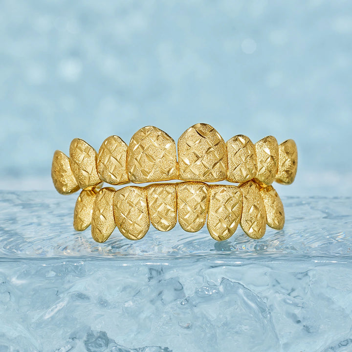 Custom Diamond Cut & Diamond Dust Grillz