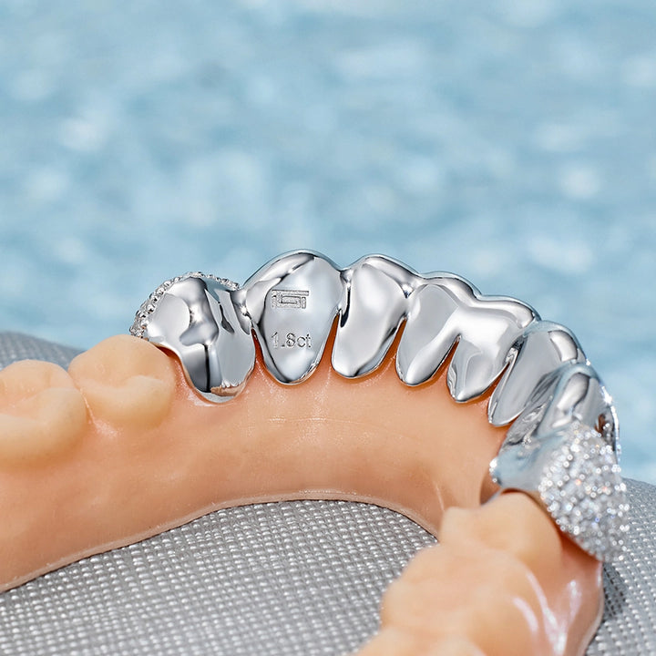 Round & Pear Cut Drip Grillz