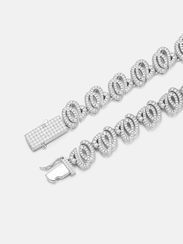 S925 CUSTOM W LETTER NECKLACE