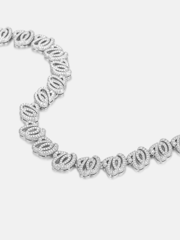 S925 CUSTOM W LETTER NECKLACE