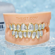 SOLID TWO TONES DIAMOND DUST GRILLZ