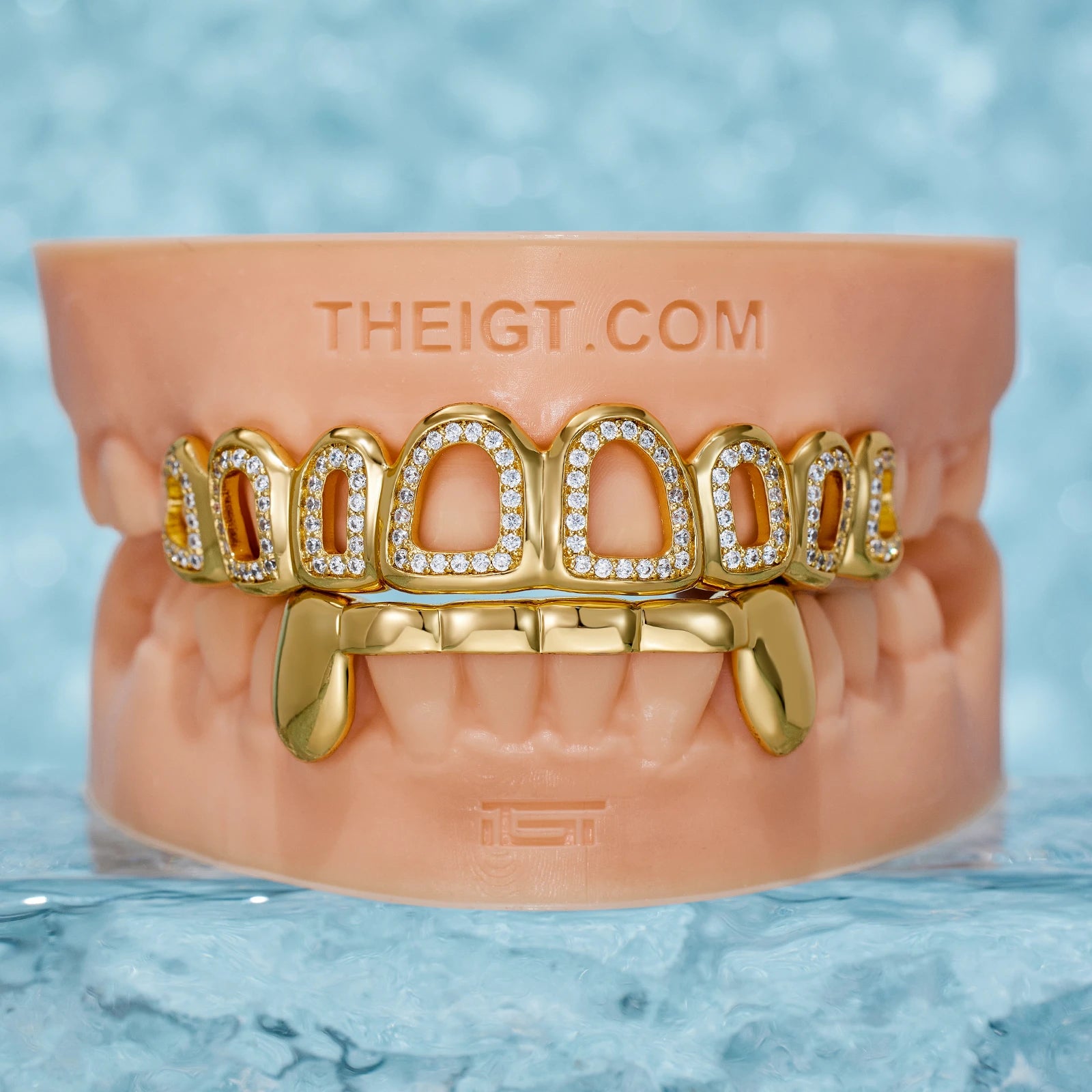CUSTOM ICED OUT OPEN-FACE GRILLZ