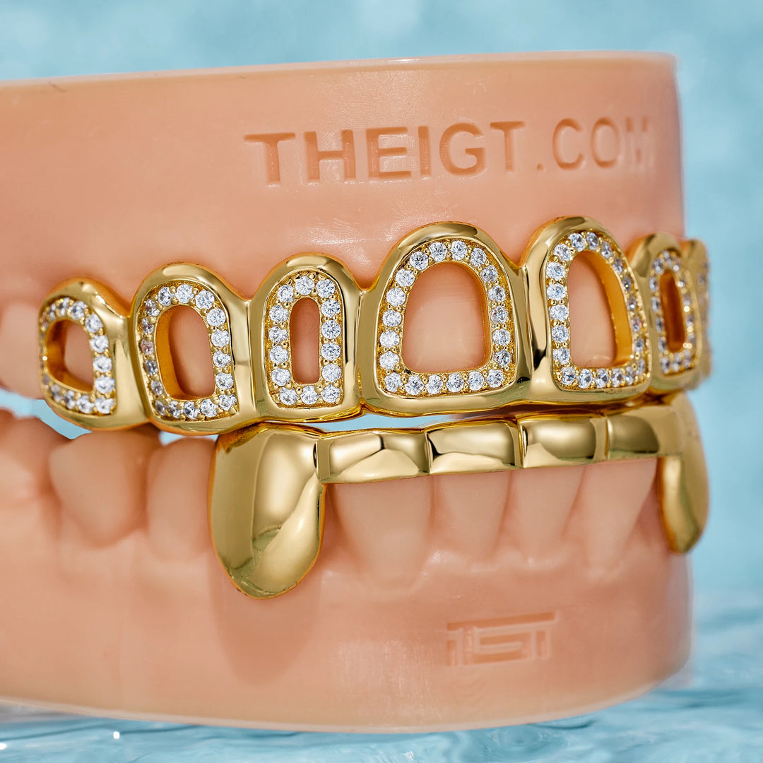 Custom Iced Out Open-Face Grillz