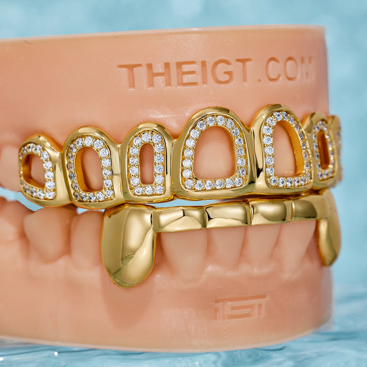 Custom Iced Out Open-Face Grillz