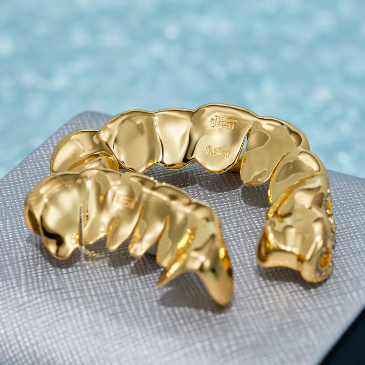 CUSTOM ICED OUT OPEN-FACE GRILLZ