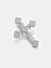 S925 Moissanite Eastern Orthodox Cross Pendant