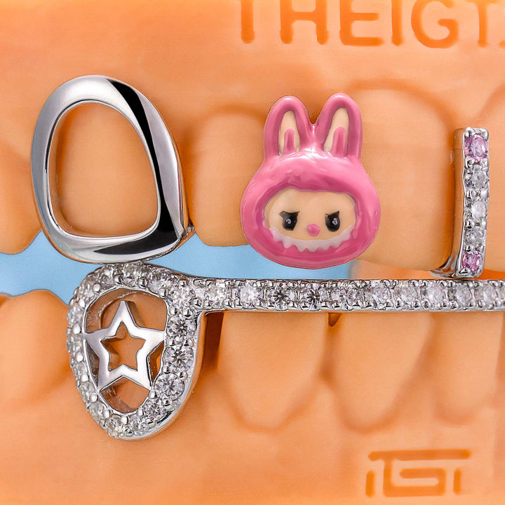 Top Star & Bottom Bar Grillz