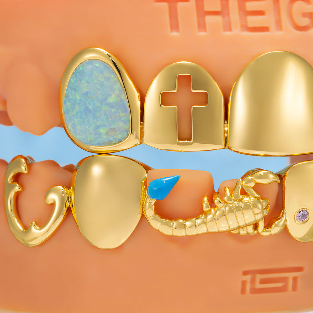 "Scorpio Legacy" Opal & Cross Set