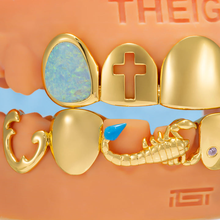 "Scorpio Legacy" Opal & Cross Set