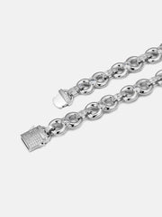 12MM Miami Infinity Chain With Moissanite Clasp