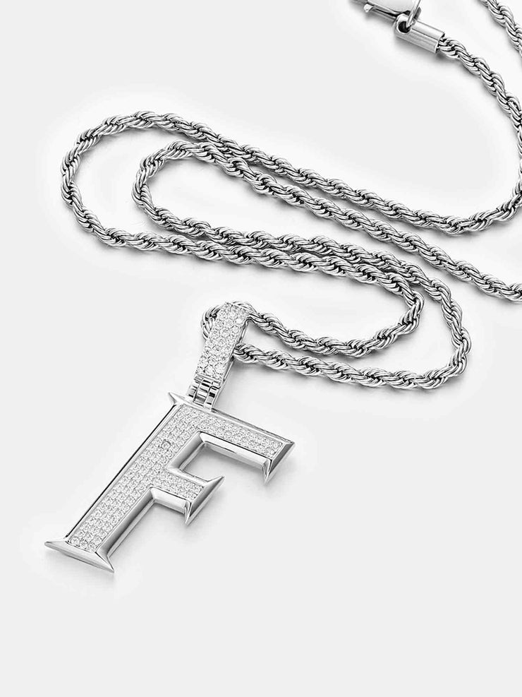 Custom Made F Moissanite Pendant
