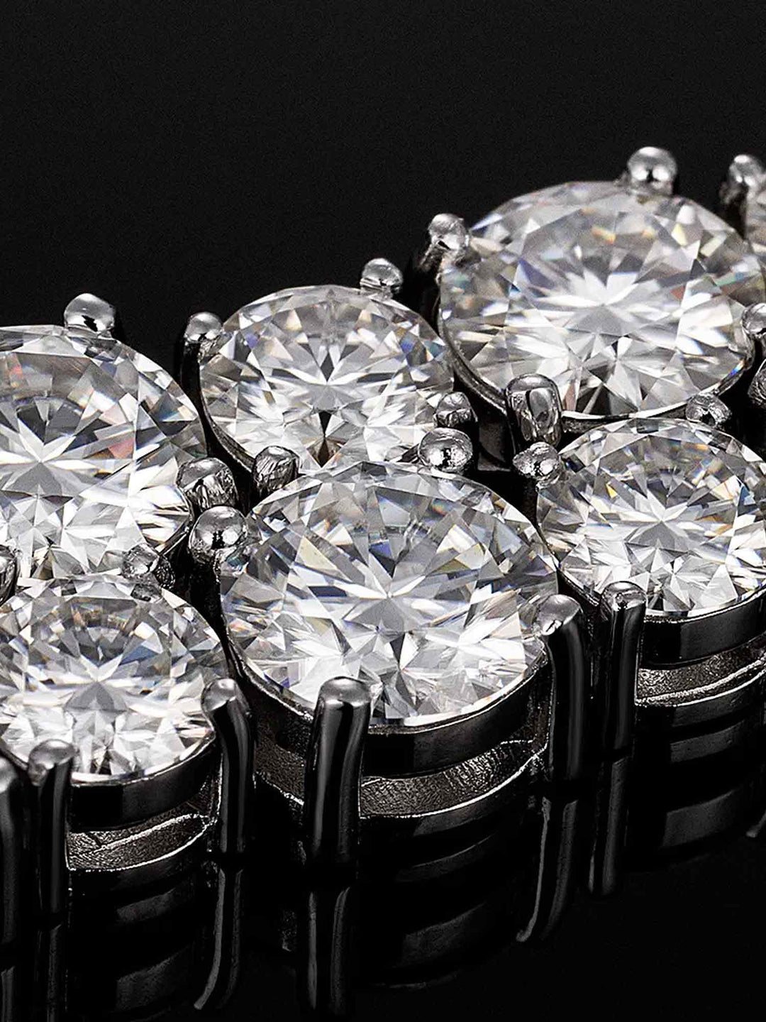 MIXED SIZE 6.5MM MOISSANITE TENNIS BRACELET