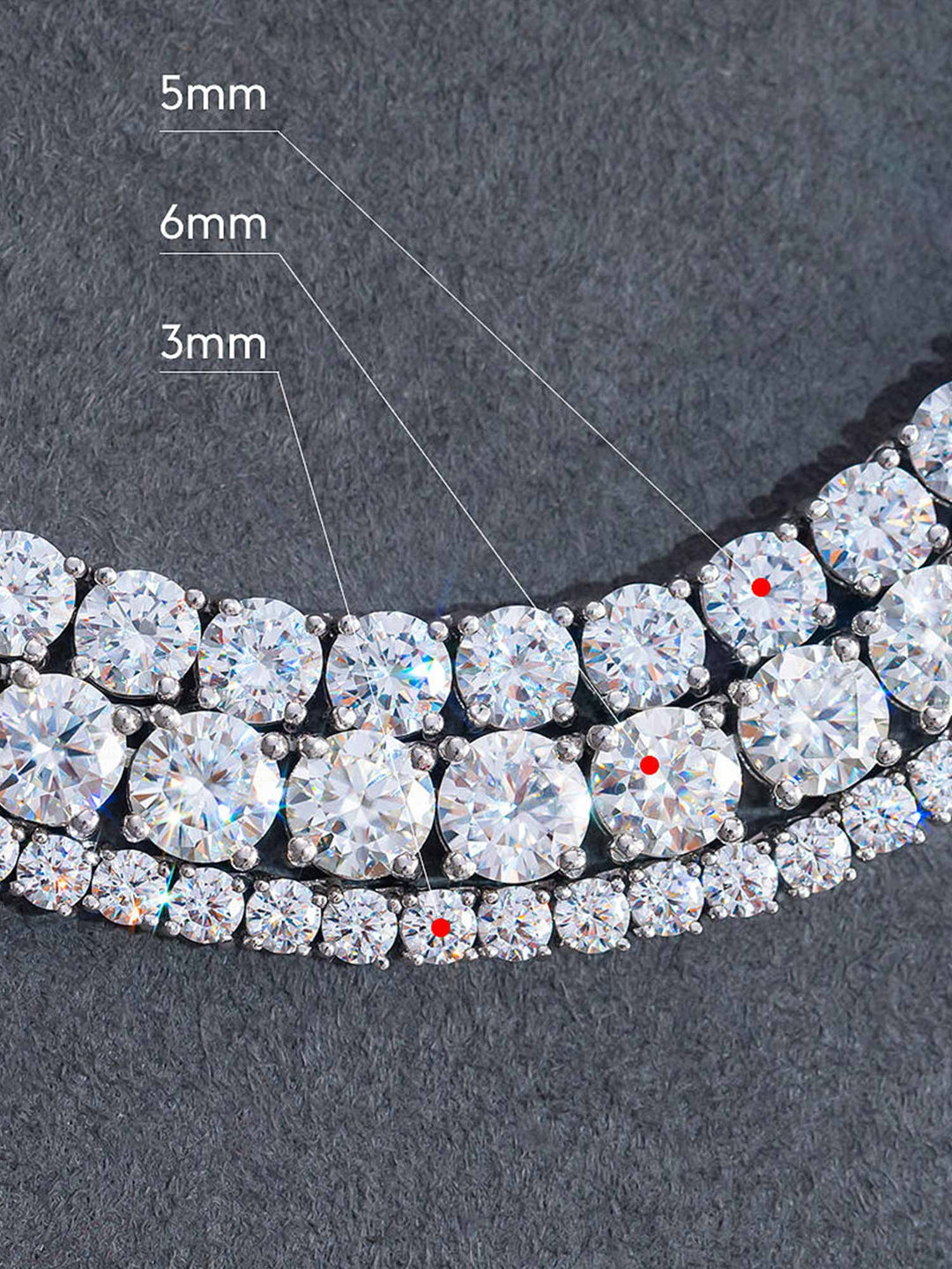 S925 Moissanite Tennis Chain