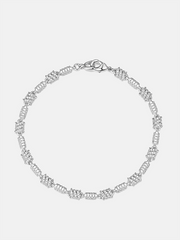 5mm Moissanite Spiral Knot Chain Or Bracelet