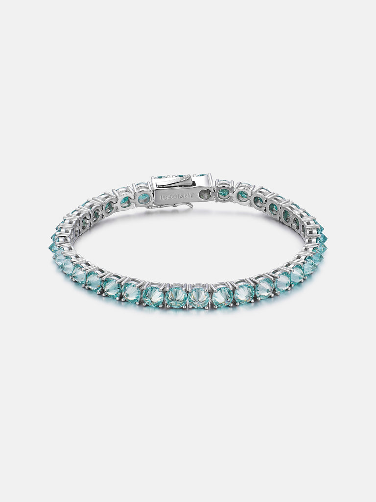 5mm Reverse Set Moissanite Tennis Bracelet