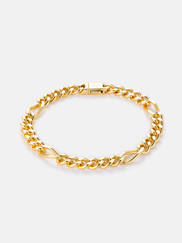 5mm S925 Figaro Cuban Chain Or Bracelet