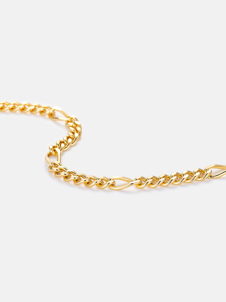 5mm S925 Figaro Cuban Chain Or Bracelet