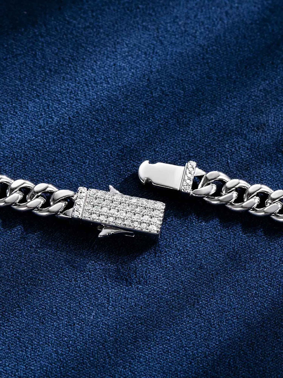 S925 5mm Miami Micro Cuban With Moissanite Clasp