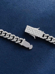 5mm S925 Moissanite Cuban Bracelet