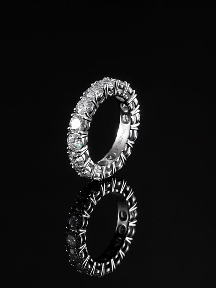 5mm Moissanite Eternity Ring