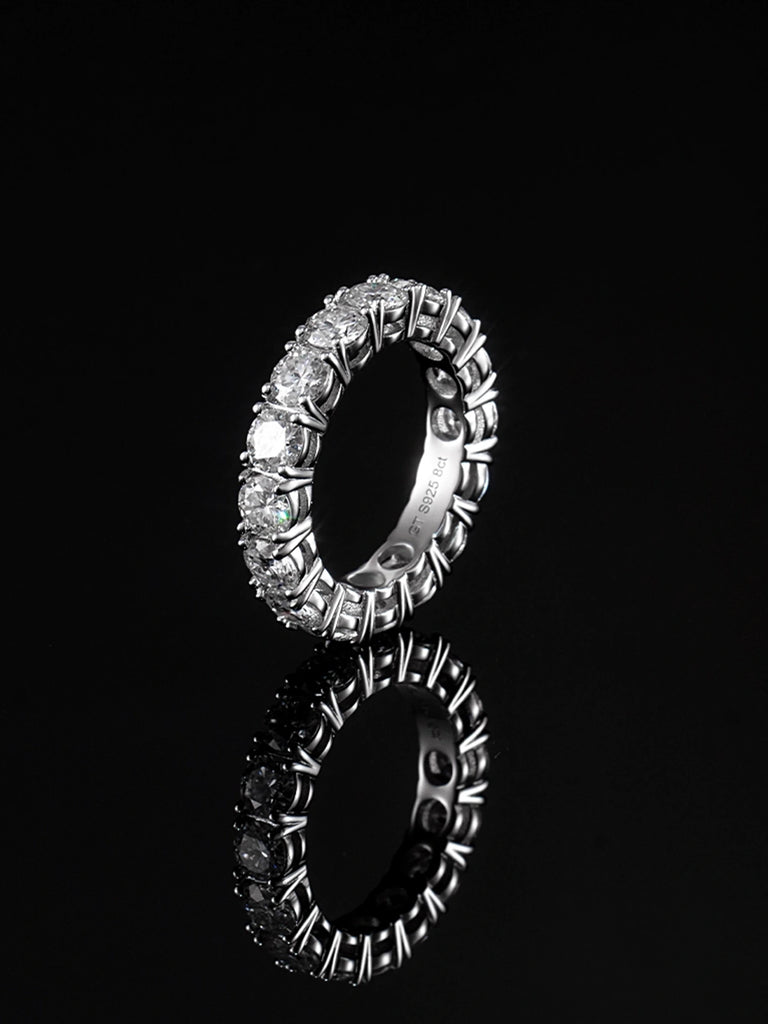 5mm Moissanite Eternity Ring