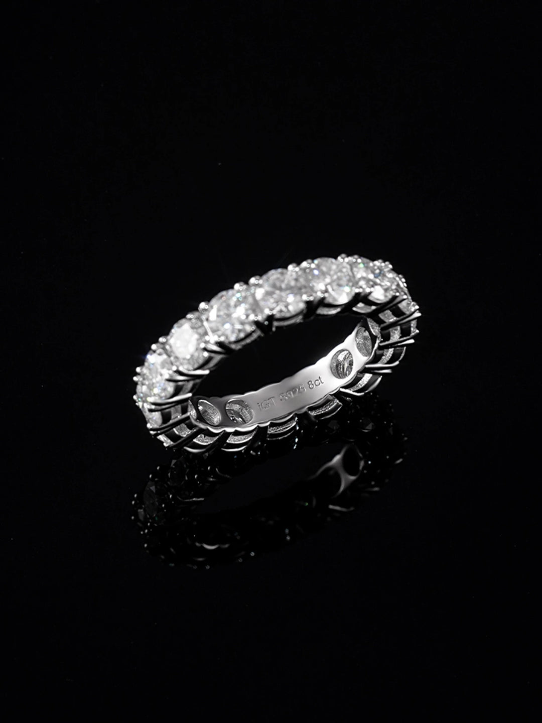 5mm Moissanite Eternity Ring