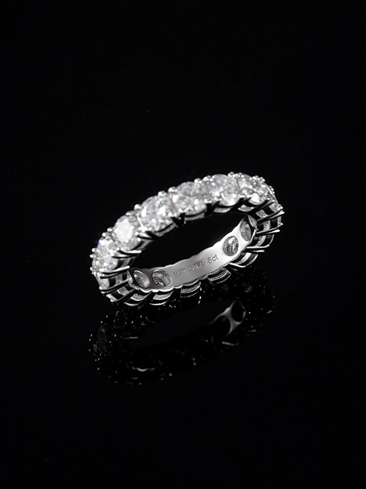 5mm Moissanite Eternity Ring