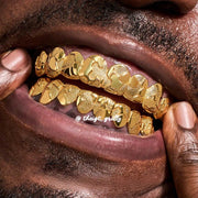 Custom Jigsaw Diamond Dust Grillz