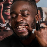 Custom Jigsaw Diamond Dust Grillz