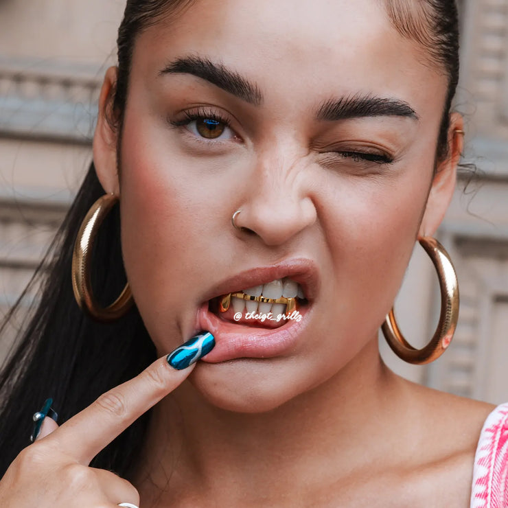 Custom Iced Out Open-Face Grillz