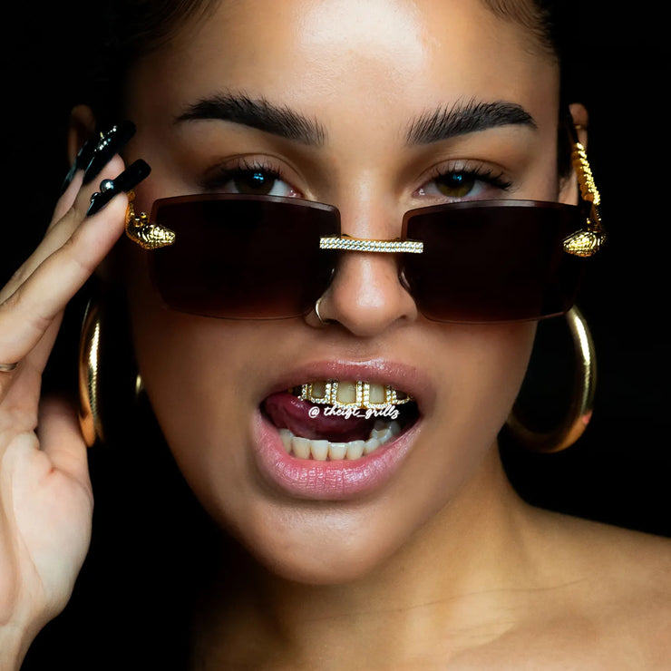 Custom Iced Out Open-Face Grillz