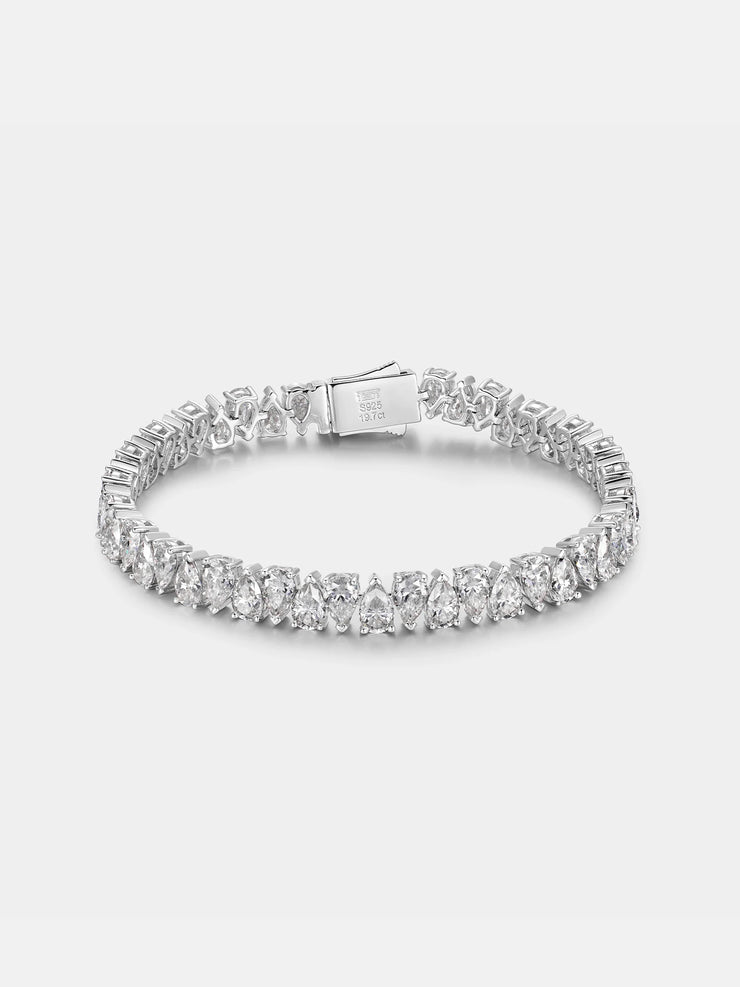 6MM Pear Cut Tennis Bracelet