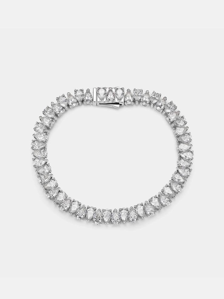 6MM Pear Cut Tennis Bracelet