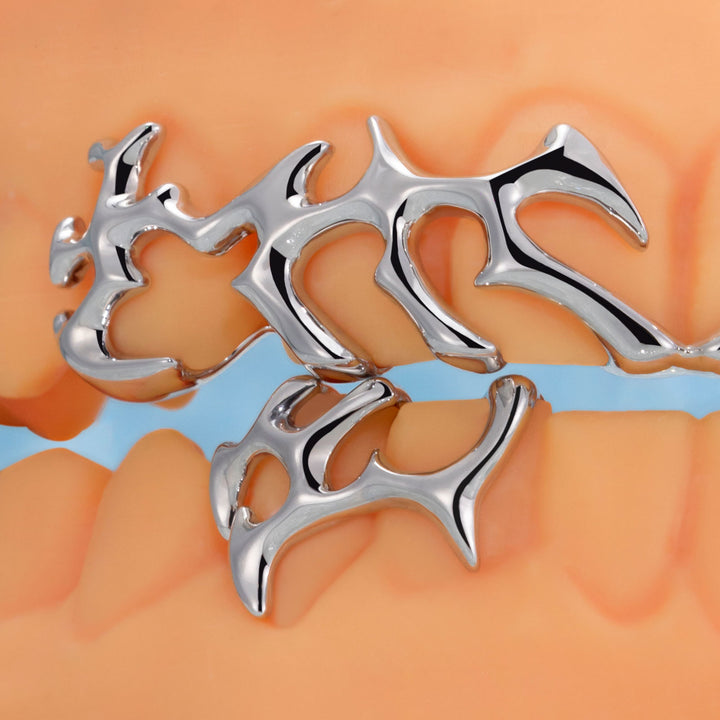 6 Top 4 Bottom Tribal Plain Grillz