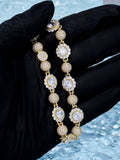 S925 Moissanite Round Ball Flower Bracelet